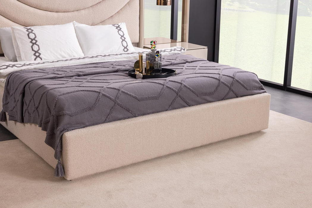 Atmacha Home And Living Bed Pearl Bed with Storage