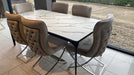 Atmacha Home And Living Outlet Dining Table & 6 Chair Muttinio Dining Table & 6 chair (Outlet)
