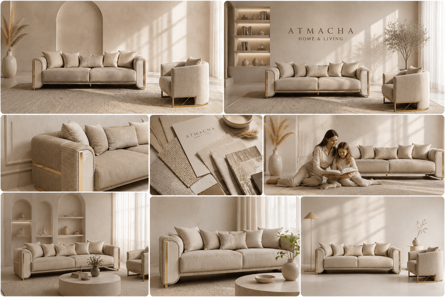 Atmacha design-led custom sofas and interiors elevating a modern living room beyond generic designs