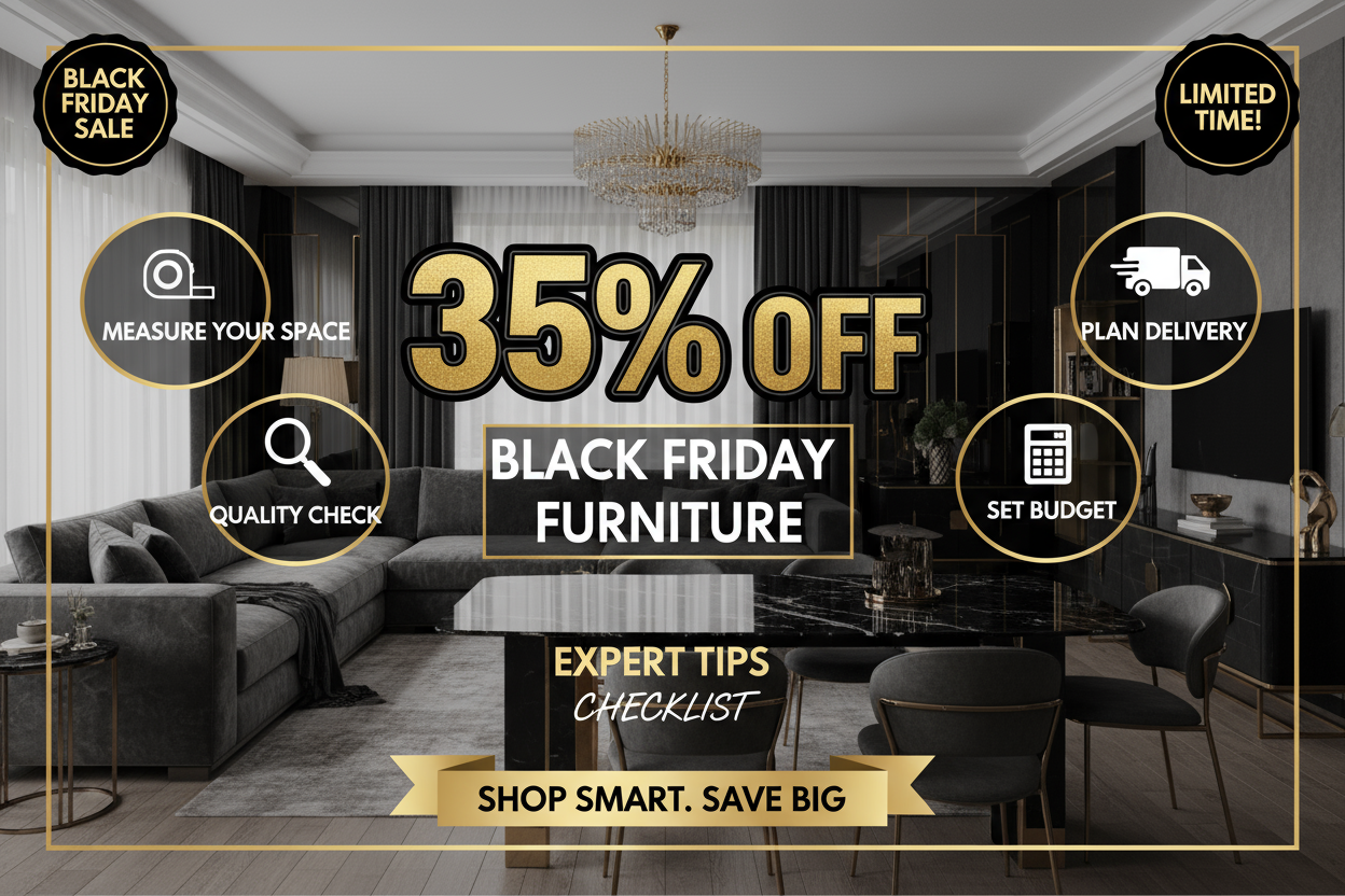 How To Choose Large Furniture During Black Friday – Expert Tips & Checklist