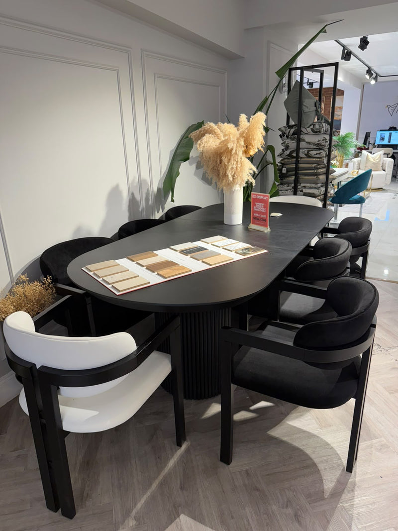 Ex-Display Harmonia Extendable Dining Table + 8 Chairs