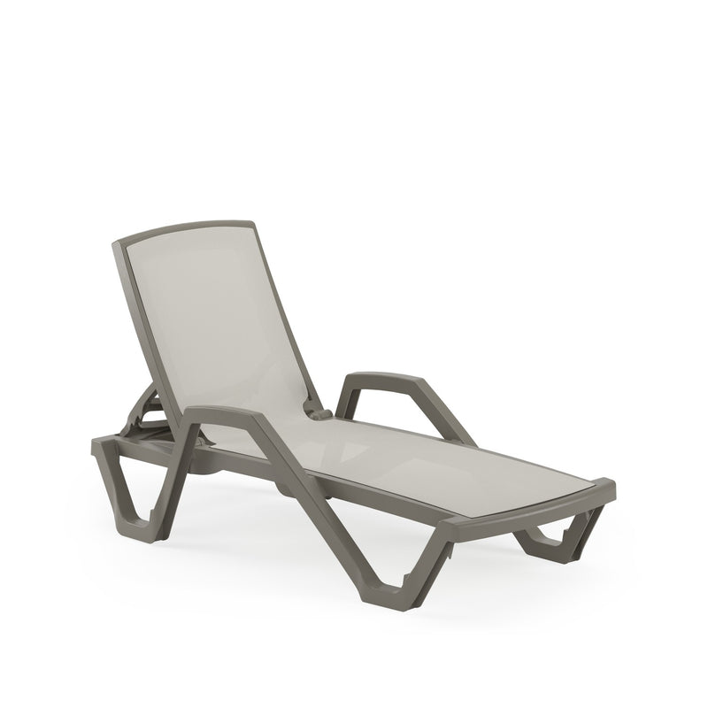 MARE | with armrest Sun Lounger - MINK - M-SL-MREA-MIN-3045342 - 1