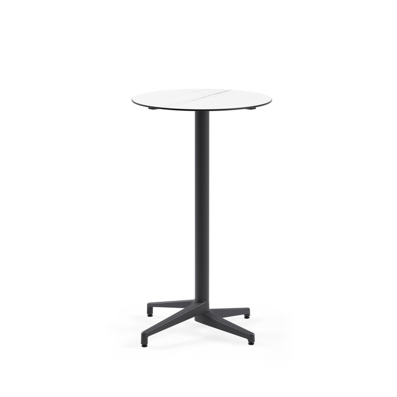 Moon-C Bar Ø69 | Fixed Bar Table - HPL/CPL WHITE MARBLE - M-BT-TMC15-ANT-HPL1 - 1