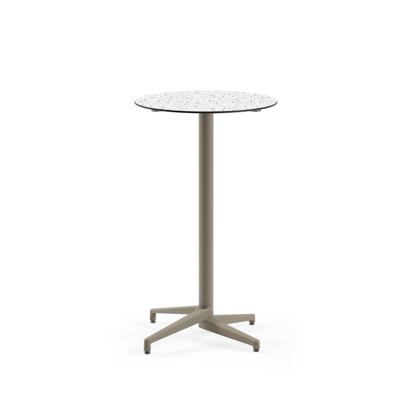 Moon-C Bar Ø69 | Fixed Bar Table - HPL/CPL TERRAZZO-2 - M-BT-TMC15-VZN-HPL6 - 1