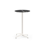 Moon-C Bar Ø69 | Fixed Bar Table - HPL/CPL BLACK MARBLE (5741 PALAZZO) - M-BT-TMC15-IVW-HPL2 - 1
