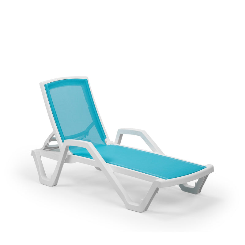 MARE | with armrest Sun Lounger - IVORY WHITE - M-SL-MREA-IVW-3045213 - 1