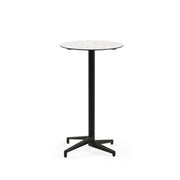 Moon-C Bar Ø69 | Fixed Bar Table - HPL/CPL TERRAZZO-2 - M-BT-TMC15-BLK-HPL6 - 1