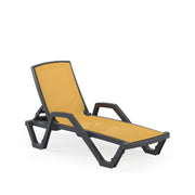 MARE | with armrest Sun Lounger - ANTHRACITE - M-SL-MREA-ANT-1100 - 1