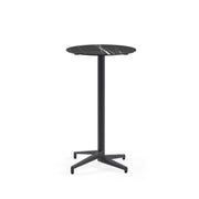 Moon-C Bar Ø69 | Fixed Bar Table - HPL/CPL BLACK MARBLE (5741 PALAZZO) - M-BT-TMC15-ANT-HPL2 - 1