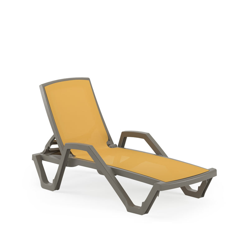 MARE | with armrest Sun Lounger - MINK - M-SL-MREA-MIN-1100 - 1