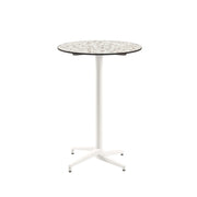 Moon-C Bar Ø77 cm | Fixed Bar Table - HPL/CPL TERRAZZO-2 - M-BT-TMC17-IVW-HPL6 - 1