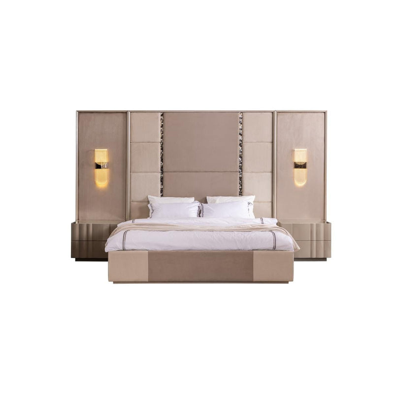 Atmacha Home And Living Bed Italia Headboard Bed With Storage