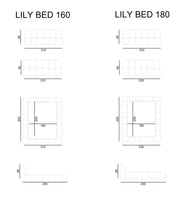 Atmacha Home And Living Bed Lily Bed with Storage