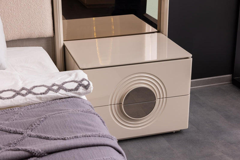 Atmacha Home And Living Bed Pearl Bed with Storage