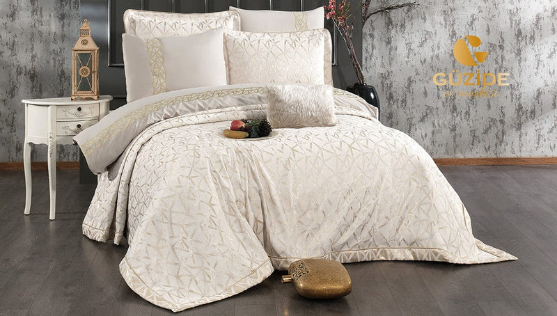 Atmacha Home And Living Bedding Set Eliz 6-Piece Luxury Bridal Bedding Set