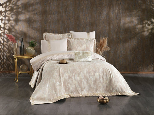 Atmacha Home And Living Bedding Set Gold Stella 8-Piece Luxury Bridal Bedding Set