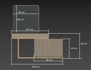 Atmacha Home And Living Bedroom Set ODETTE Bedroom Set