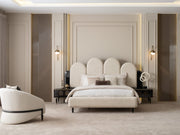 Atmacha Home And Living Bedside Table Anthracite / Antique Brass Knightsbridge Bedside Table