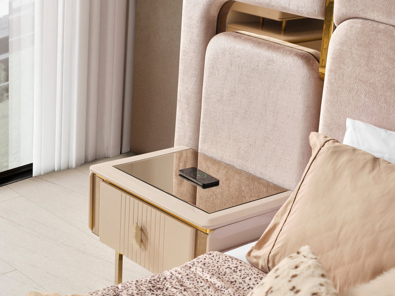 Atmacha Home And Living Bedside Table Solo Bedside Table