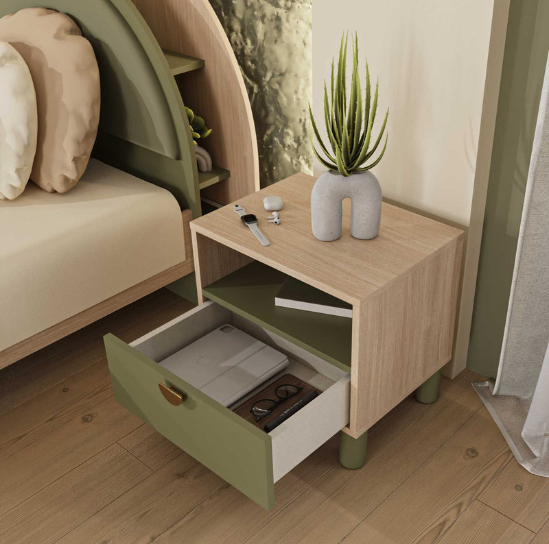 Atmacha Home And Living Bedside Table Zola Bedside Table