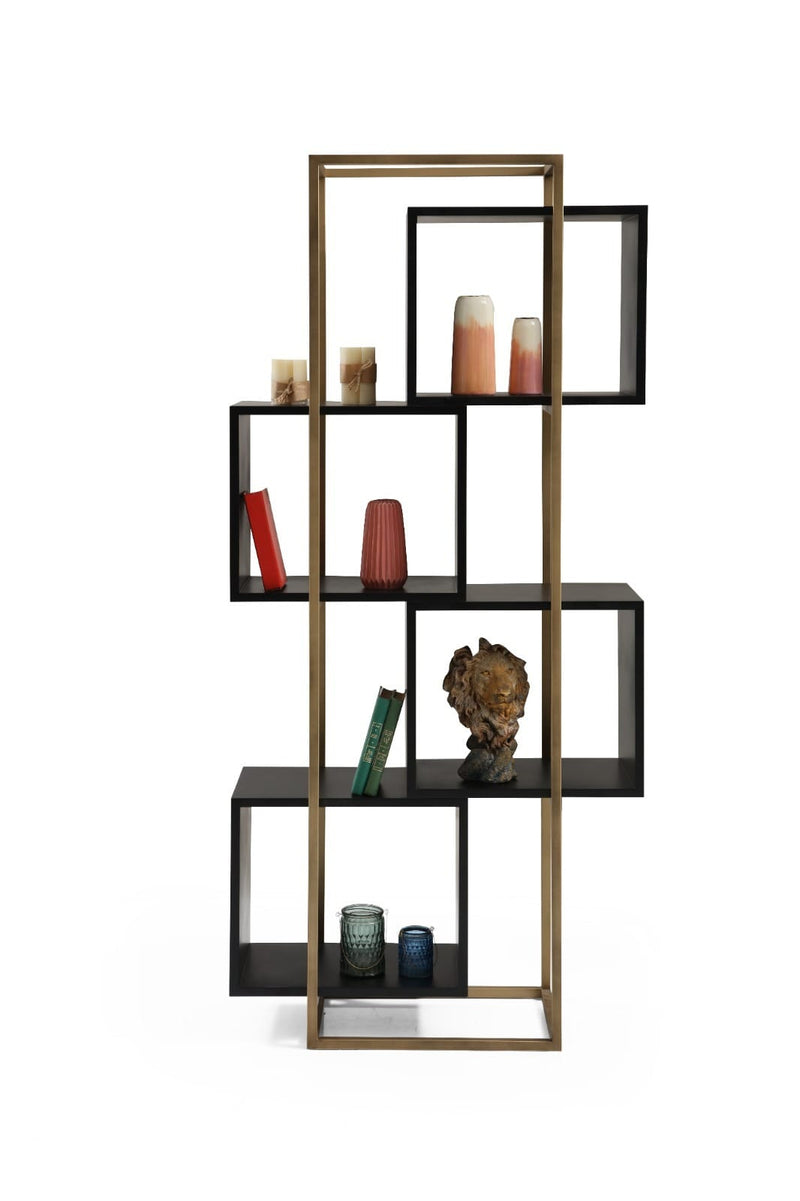 Atmacha Home And Living Bookcase Black Cruze Bookcase