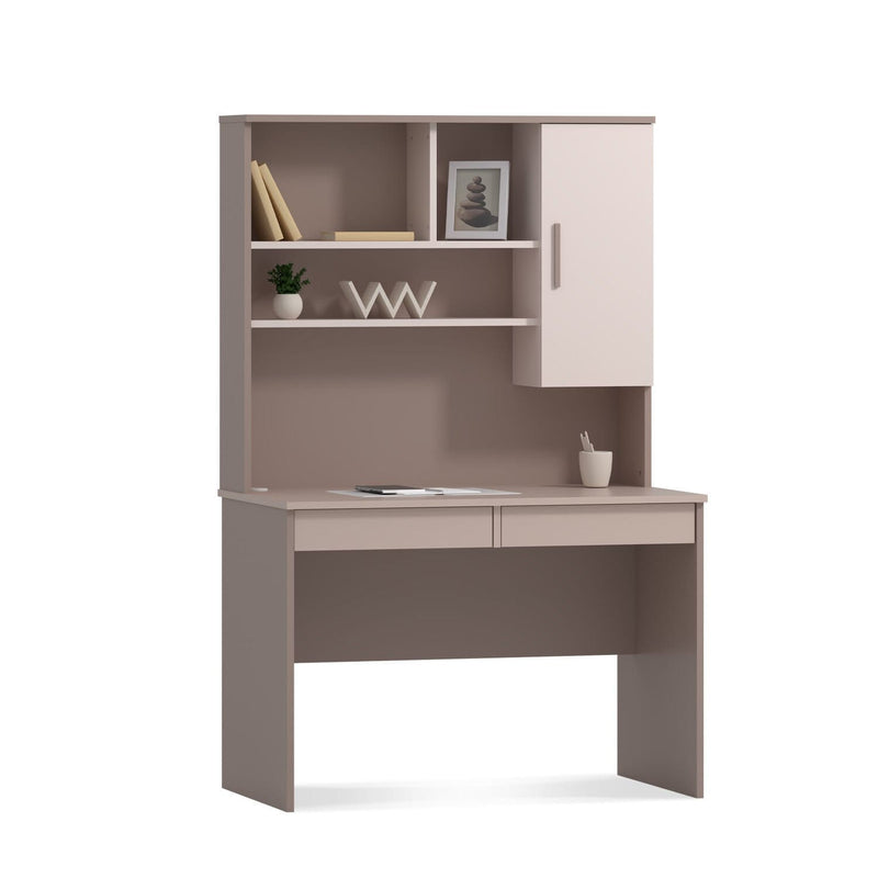 Atmacha Home And Living Bookcase Desk with Vivi Bookcase
