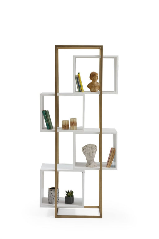 Atmacha Home And Living Bookcase Ecru Cruze Bookcase