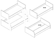 Atmacha Home And Living Bunk Bed Romy Bunk Bed