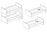 Atmacha Home And Living Bunk Bed Vivi Bunk Bed