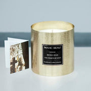 Atmacha Home And Living Candles 600g Before I Walk The Streets of Gold. 300g or 600g Gold Filled Deluxe.
