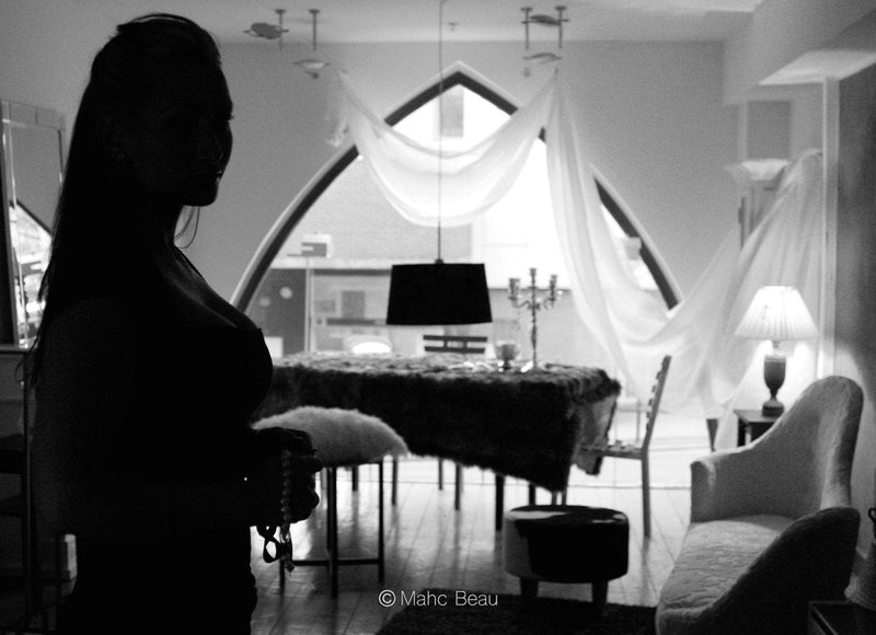 Atmacha Home And Living Candles Silhouette of a Woman 300g All Black Edition
