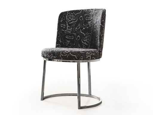 Atmacha Home And Living Chair Black & Silver Patern / Gold Gucci Chair