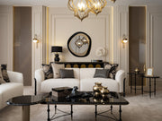 Atmacha Home And Living Coffee Table Black / Antique Brass Knightsbridge Coffee Table