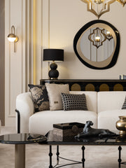 Atmacha Home And Living Coffee Table Black / Antique Brass Knightsbridge Coffee Table