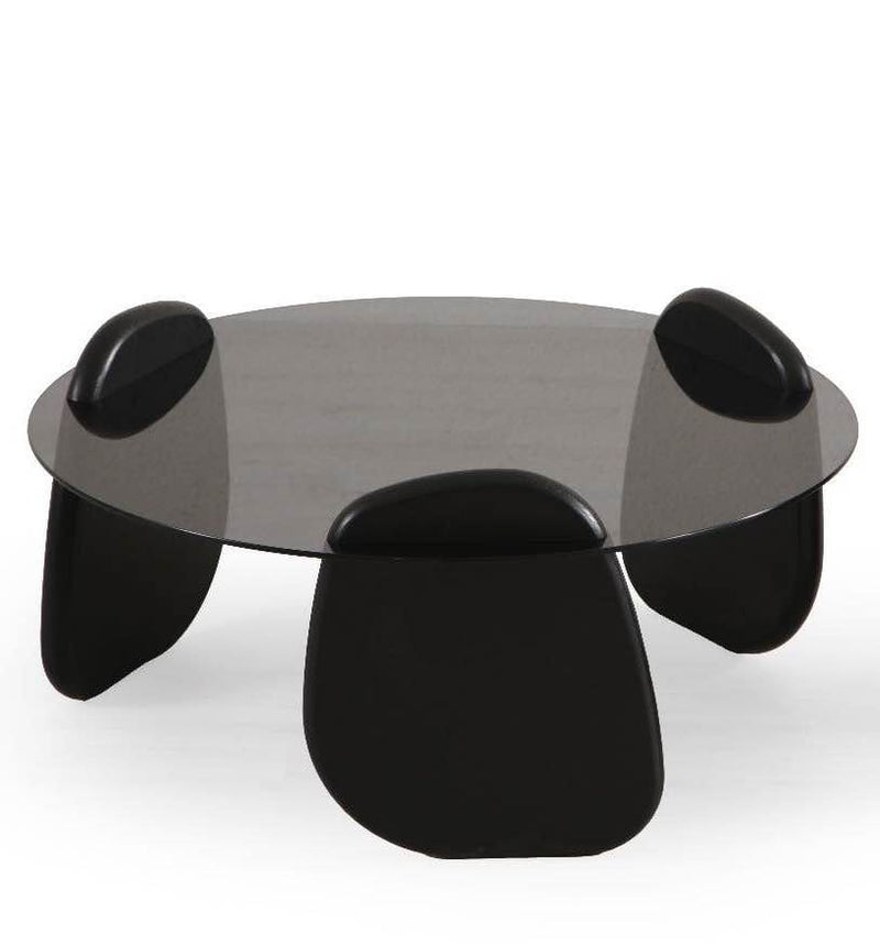 Atmacha Home And Living Coffee Table Black / MDF, Glass Markiz Coffee Table