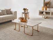 Atmacha Home And Living Coffee Table Cream / Gold Rixos Coffee Table