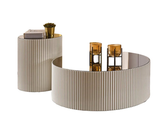 Atmacha Home And Living Coffee Table Ecru / Gold Gucci Coffee Table