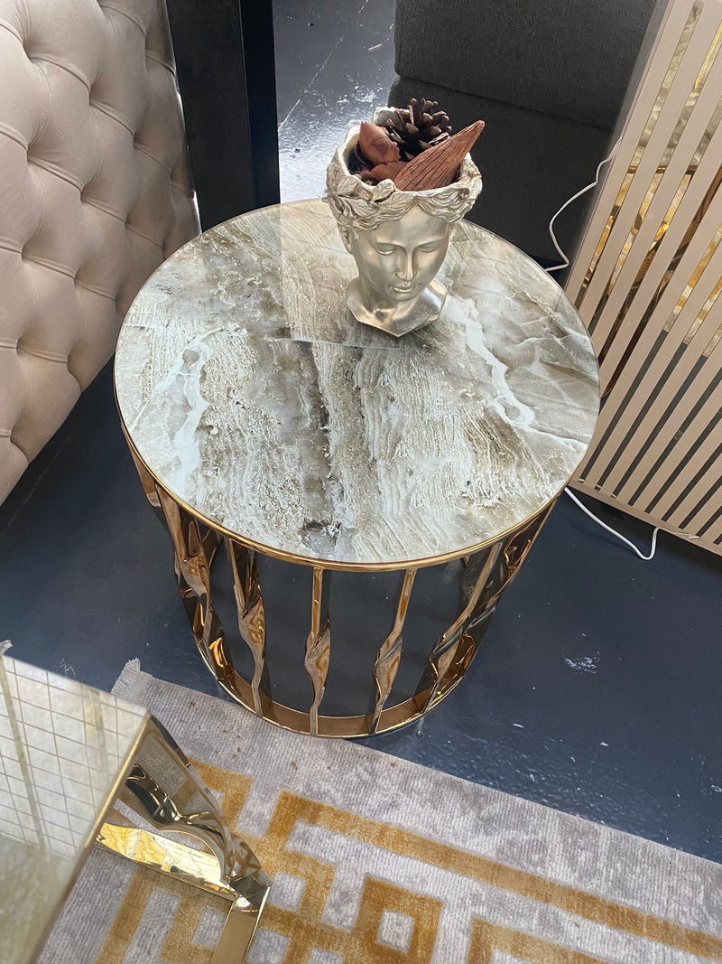 Atma Table Top Luna Side Table | Atmacha Home & Living — Atmacha Home And Living