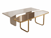 Atmacha Home And Living Coffee Table Taupe / Gold Solo Coffee Table