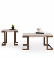 Atmacha Home And Living Coffee Table Travertine / Travertine / Polished Bogota Coffee Table