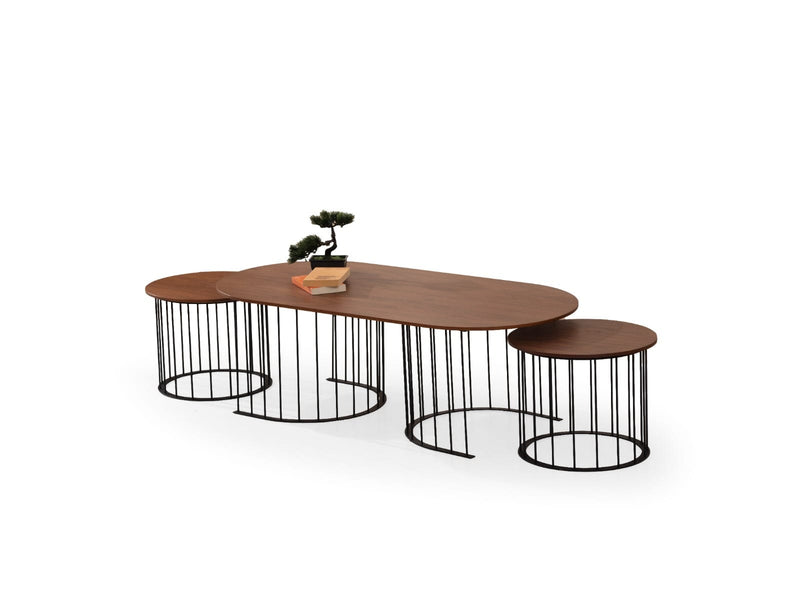 Atmacha Home And Living Coffee Table Walnut / Walnut Ripa Coffee Table