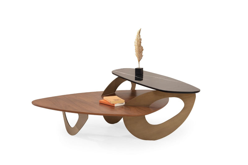 Atmacha Home And Living Coffee Table Walnut / Walnut Solid Coffee Table