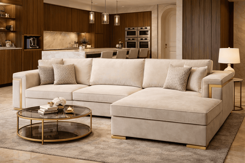 Atmacha Home And Living Corner Sofa Elegante Corner Sofa