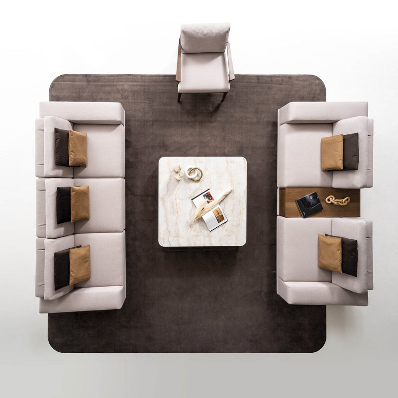 Atmacha Home And Living Corner Sofa Exence 3 Seater Sofa