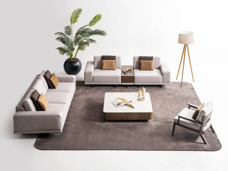 Atmacha Home And Living Corner Sofa Exence 3 Seater Sofa