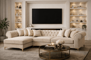 Atmacha Home And Living Corner Sofa Modern Chesterfield Corner Sofa
