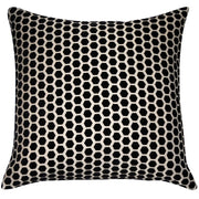 Atmacha Home And Living Cushion 43x43 cm / Black Small Hex Cut Velvet Black Cushion 43 X 43