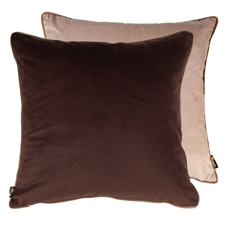 Atmacha Home And Living Cushion 43x43 cm / Chocolate-taupe Twofaced Chocolate/Taupe Cushion (43x43 cm)