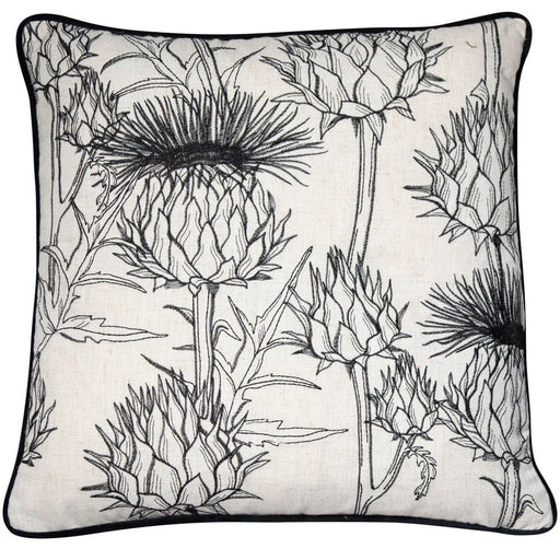 Atmacha Home And Living Cushion 45X45 cm / Black Merida Black Cushion 45 X 45