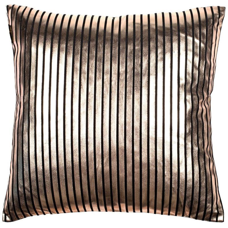 Atmacha Home And Living Cushion 45X45 cm / Black Strip Black Cushion - Paul Moneypenny Collection (45x45 cm)